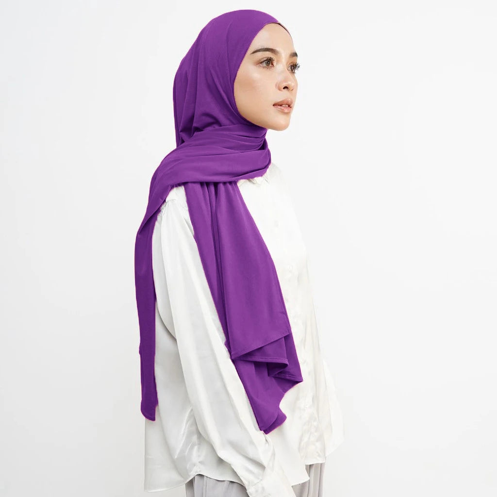 Soft Cotton Jersey Double Loop Instant Hijab